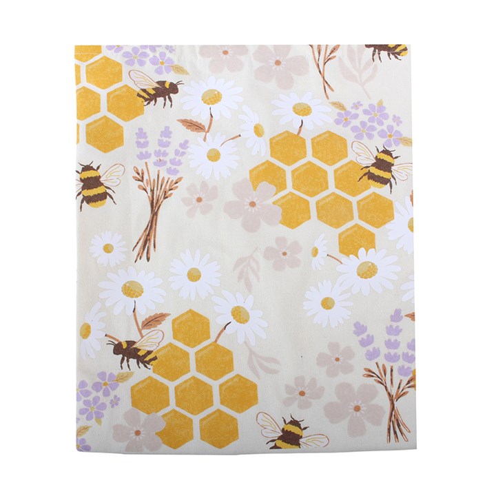 Honey Bee Print Tote Bag