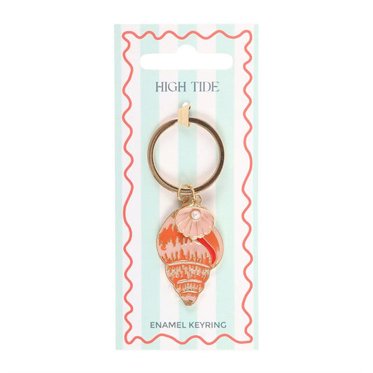 High Tide Shell Keyring N/A