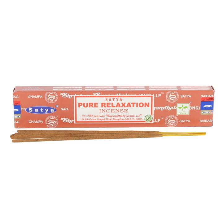 12 Packs of Pure Relaxation Incense Sticks by Satya-Sociodigi