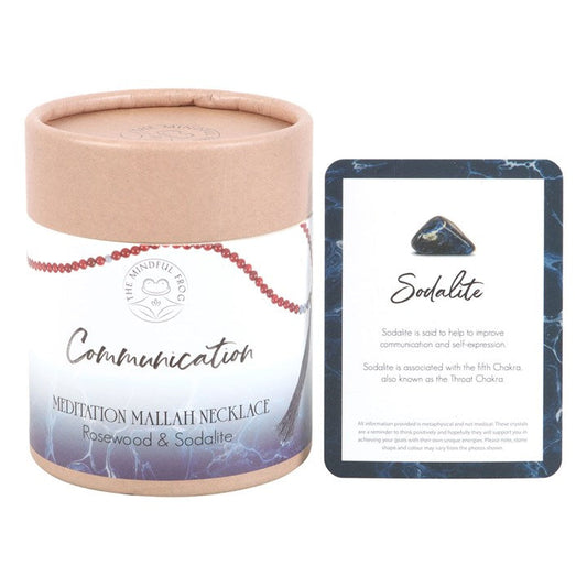 Communication Rosewood & Sodalite Mallah Necklace N/A