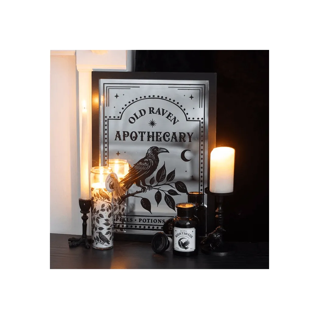 Mystic Raven Deadly Nightshade Tube Candle
