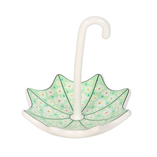 Floral Umbrella Trinket Dish