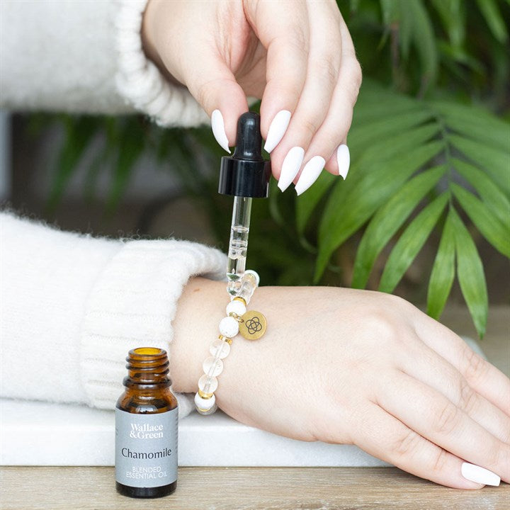 Friendship Clear Quartz Essential Oil Bracelet-Sociodigi