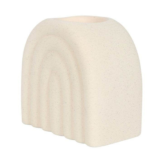 Cream Speckle Arch Oil Burner – Modern Wax Melt & Oil Warmer-Sociodigi