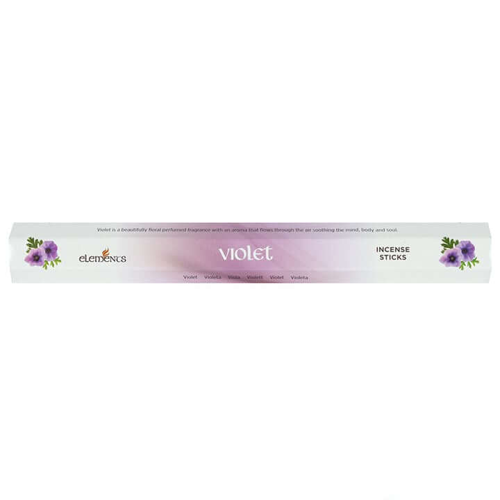 Set of 6 Packets of Elements Violet Incense Sticks N/A