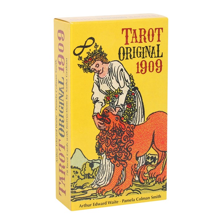 Tarot Original 1909 Deck – Pamela Colman Smith & A.E. Waite, 78 Cards with Guidebook-Sociodigi