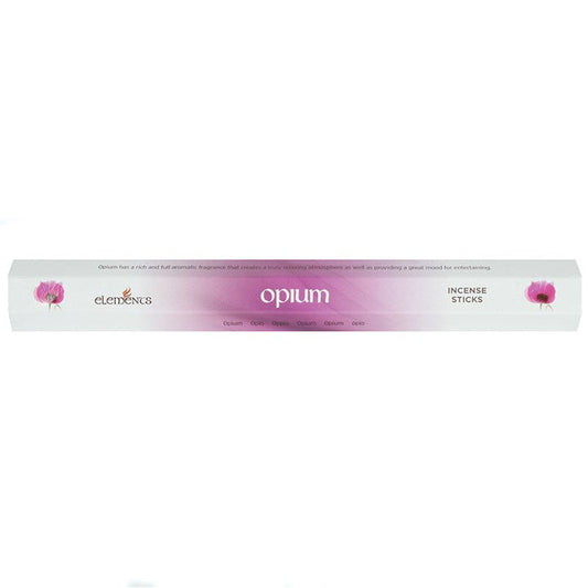 Set of 6 Packets of Elements Opium Incense Sticks N/A