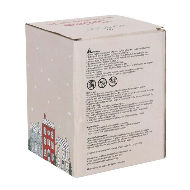 Box with text and illustrations on a white background