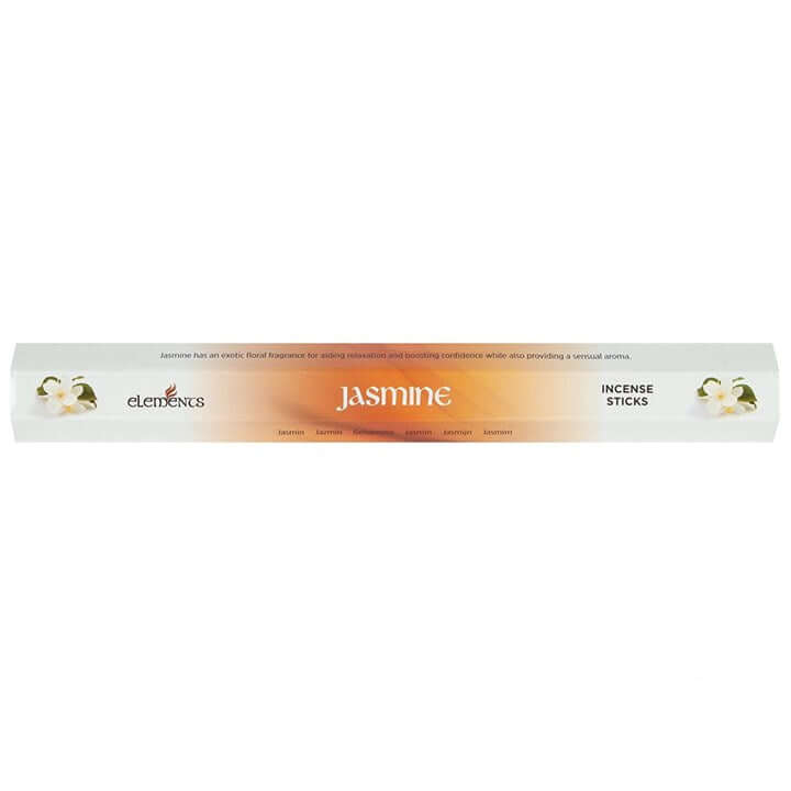 Jasmine incense sticks packaging on a white background