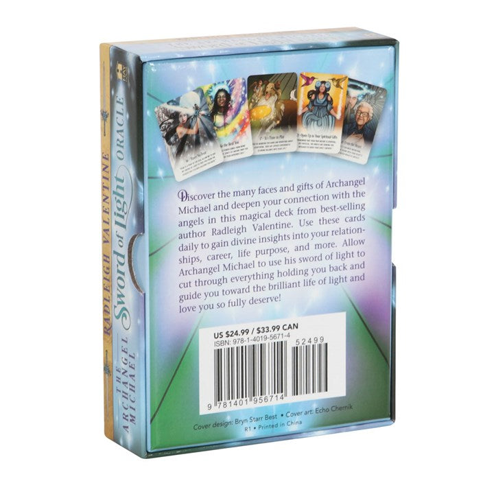 The Archangel Michael Sword of Light Oracle Cards – 44-Card Deck with Guidebook-Sociodigi