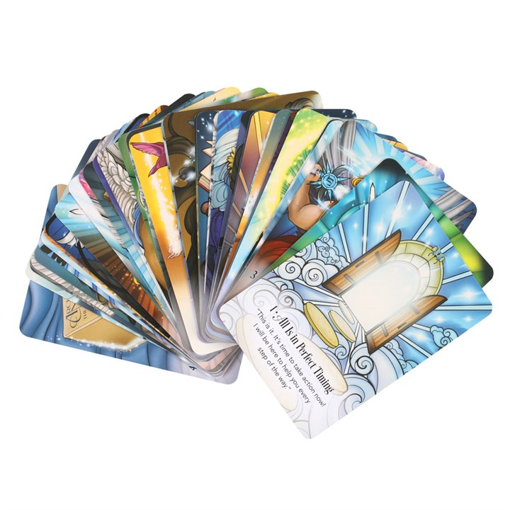 The Archangel Michael Sword of Light Oracle Cards – 44-Card Deck with Guidebook-Sociodigi