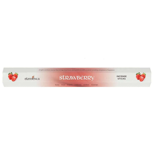 Set of 6 Packets of Elements Strawberry Incense Sticks N/A