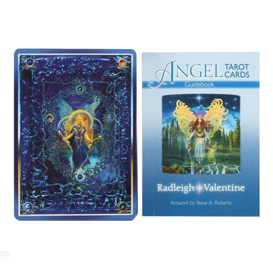 Angel Tarot Cards by Radleigh Valentine | 78 Card Deck with Guidebook-Sociodigi