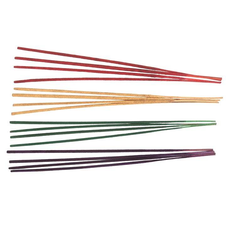 Set of 12 Herbal Magick Spell Incense Sticks with Display-Sociodigi