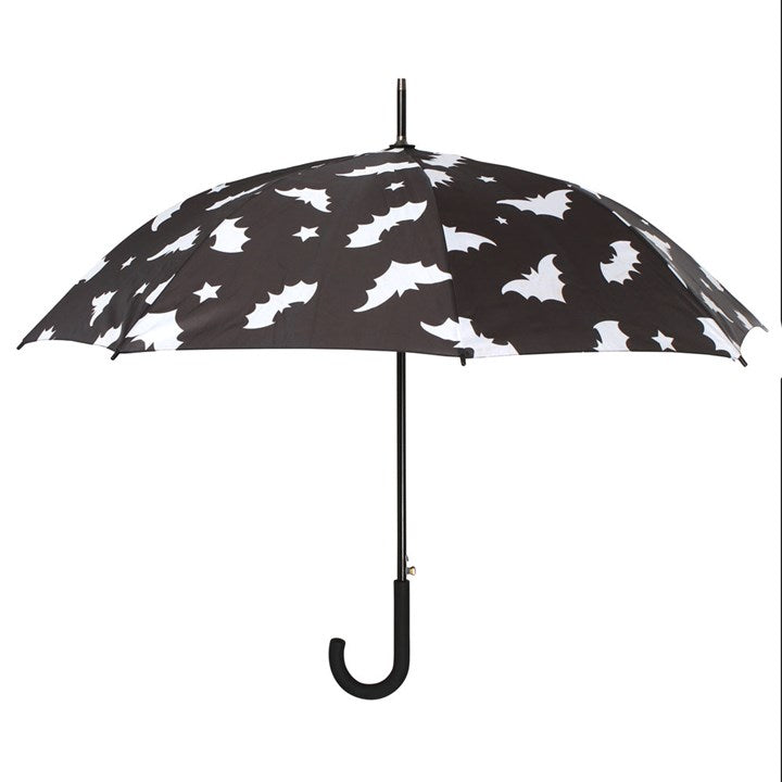 Bat Print Umbrella – Spooky & Stylish Rain Protection-Sociodigi