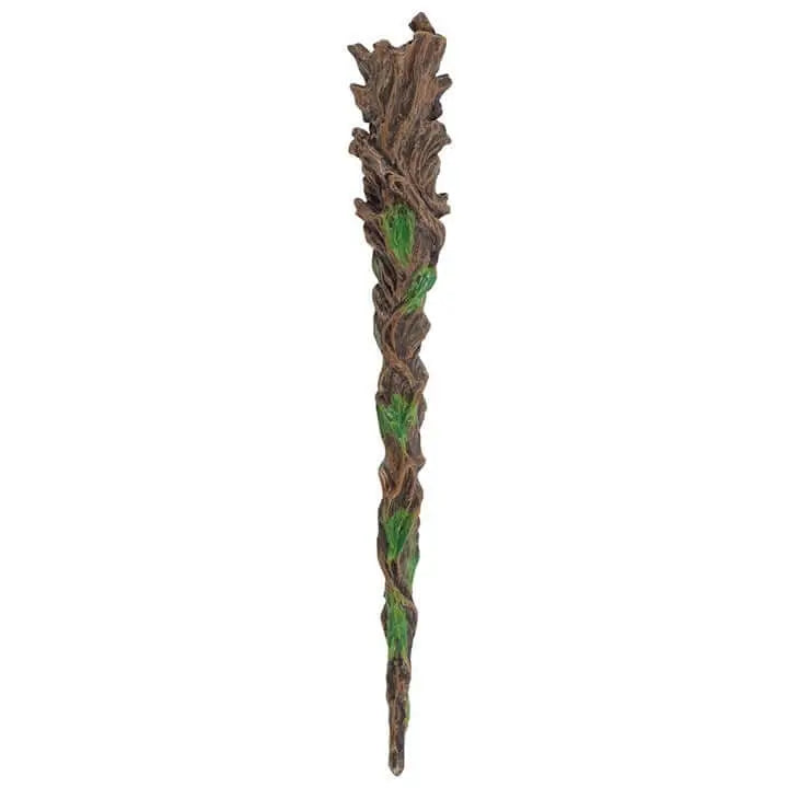 Decorative leaf-patterned object on a white background