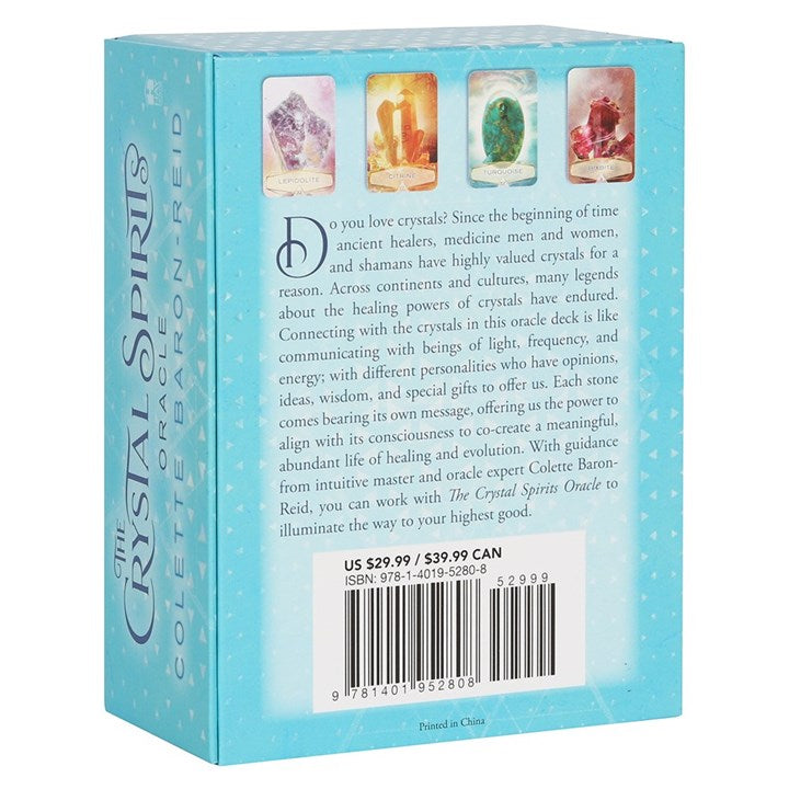 The Crystal Spirits Oracle Cards by Colette Baron-Reid | 58 Card Deck-Sociodigi