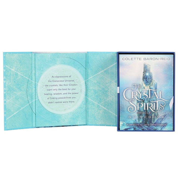 The Crystal Spirits Oracle Cards by Colette Baron-Reid | 58 Card Deck-Sociodigi