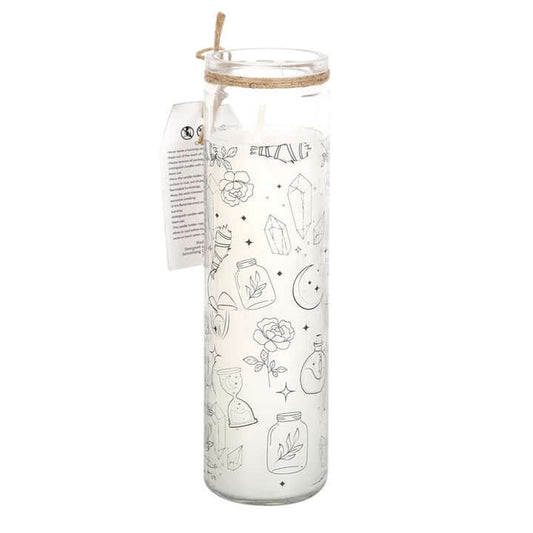 *Mystical White Sage Fragranced Candle in Glass Tube (4/20) N/A