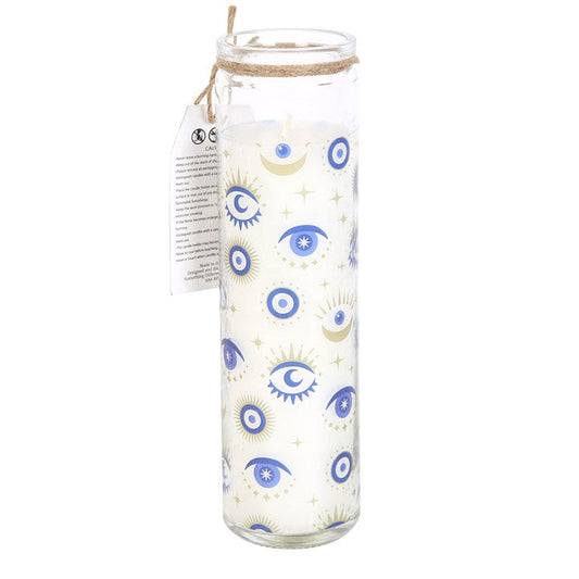 *All Seeing Eye White Sage Candle in Glass Tube (4/20) N/A