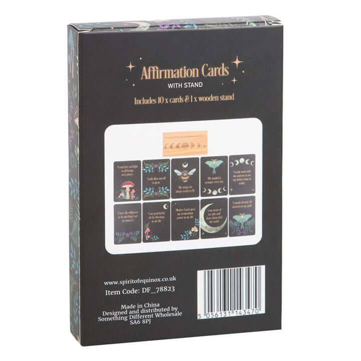 Affirmation Cards with Wooden Stand N/A