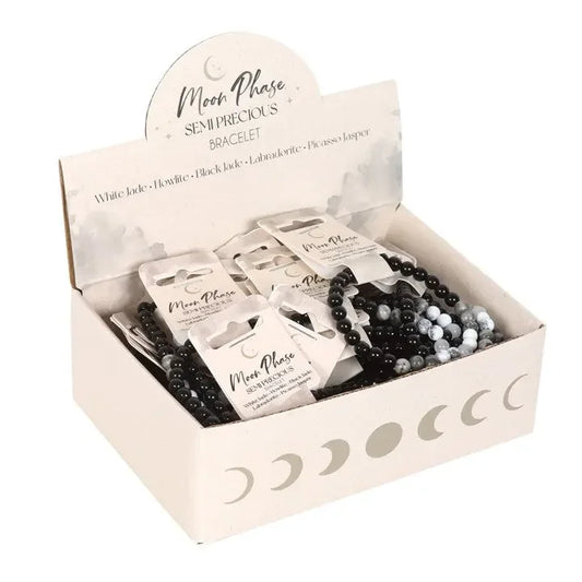 Set of 36 Moon Phase Crystal Bracelets-Sociodigi