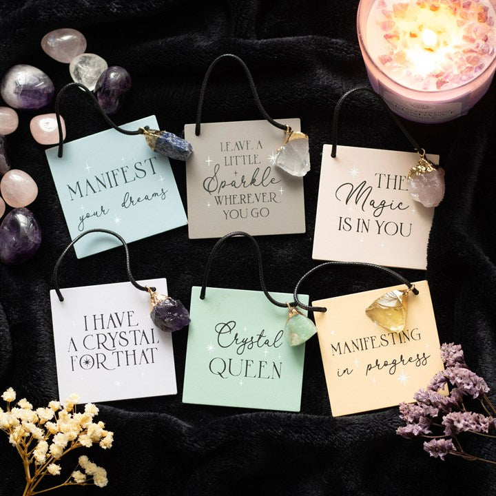 Set of 24 Modern Magic Hanging Signs on Display N/A