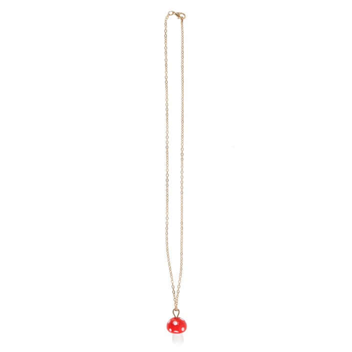 Toadstool Charm Necklace Card N/A