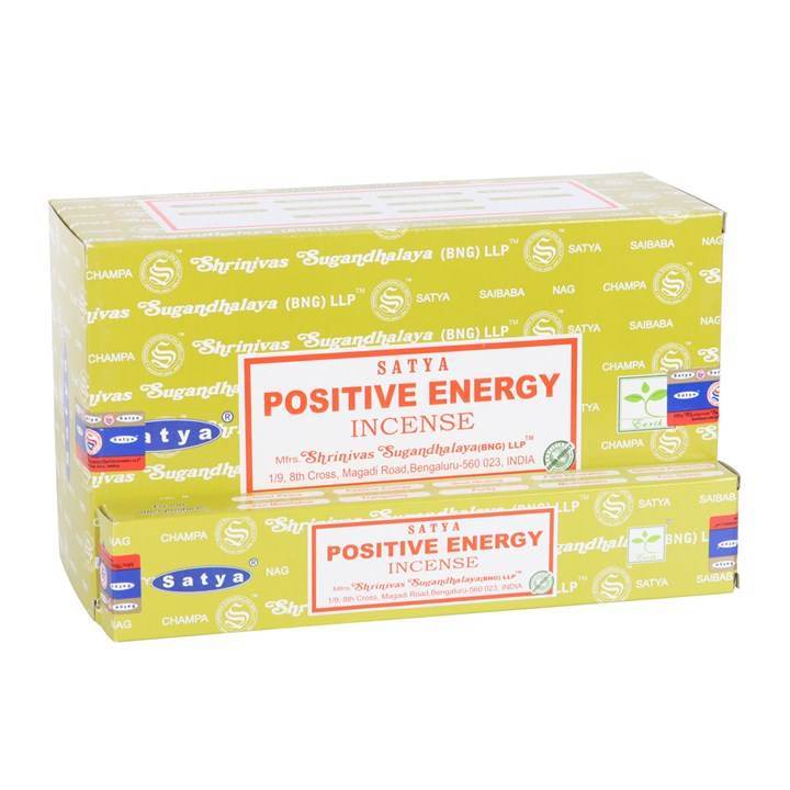 12 Packs of Positive Energy Incense Sticks by Satya-Sociodigi