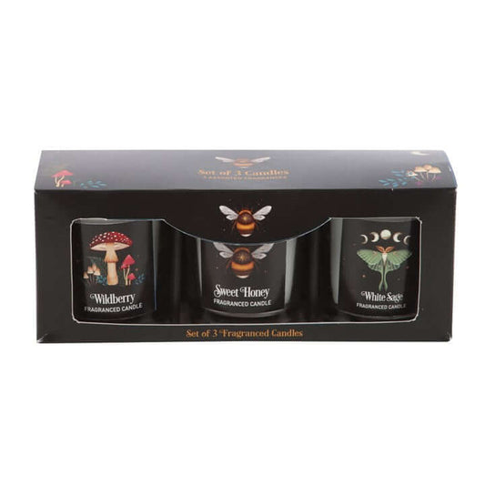 Dark Forest Votive Candle Trio N/A