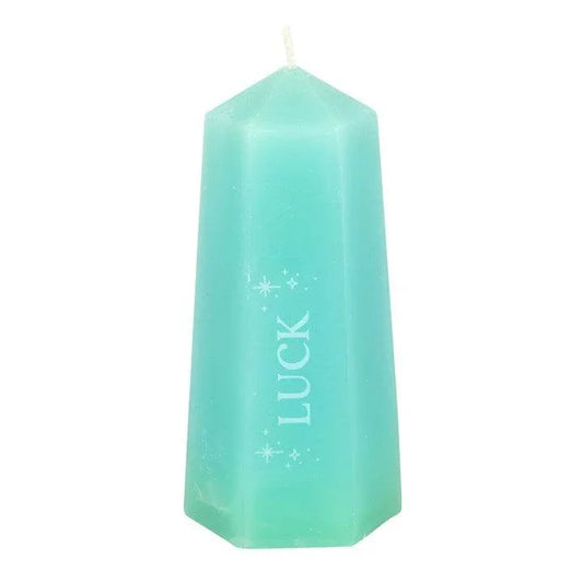Luck Crystal Candle with Rough Green Aventurine-Sociodigi