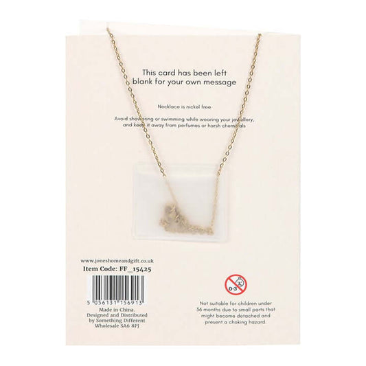 Orange Aura Crystal Mushroom Necklace Greeting Card N/A