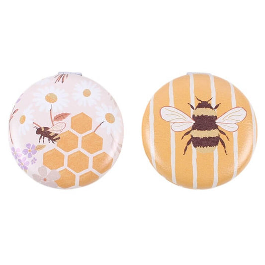 Set of 12 Honey Bee Compact Mirrors