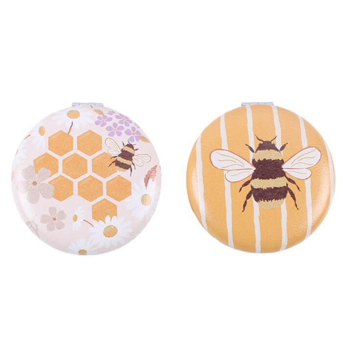 Set of 12 Honey Bee Compact Mirrors