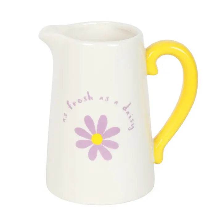 Fresh as a Daisy Ceramic Flower Jug-Sociodigi