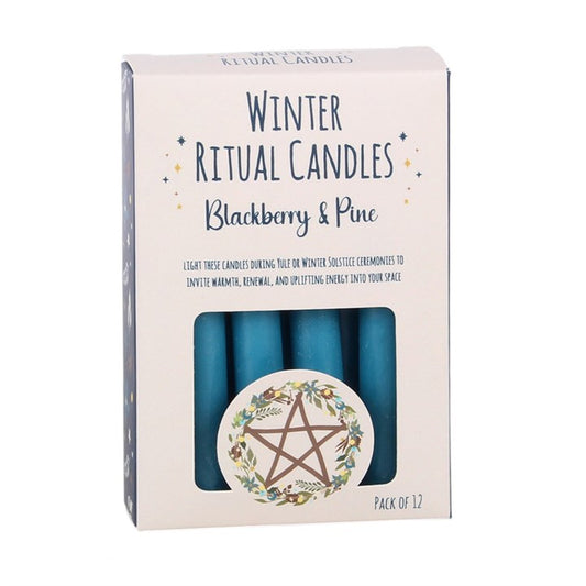 Blackberry & Pine Winter Ritual Spell Candles