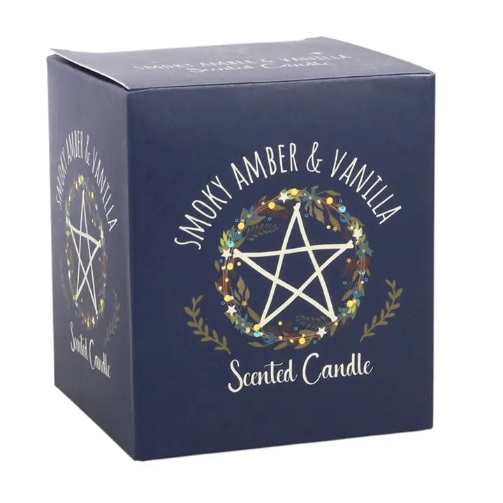Solstice Wreath Smoky Amber & Vanilla Candle