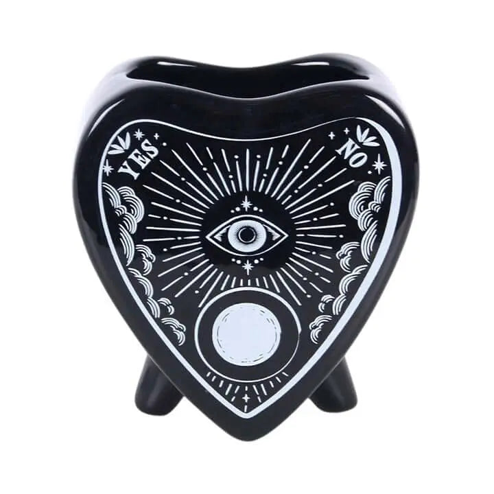 Black Planchette Flower Vase