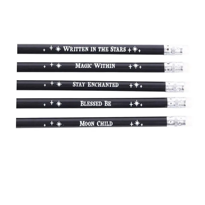 Pack of 5 Spellbound Secrets Pencils