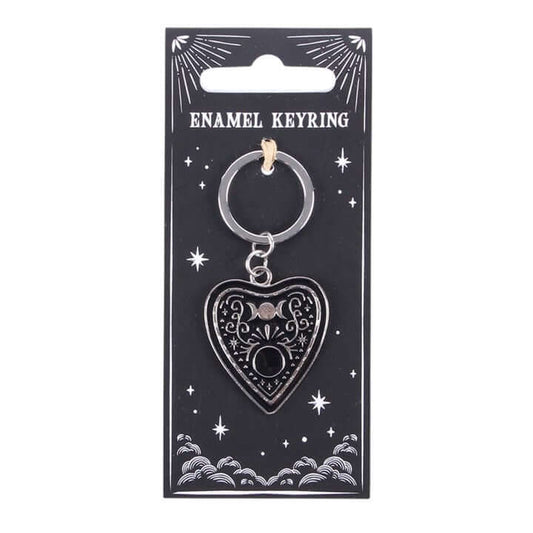 Black Planchette Keyring