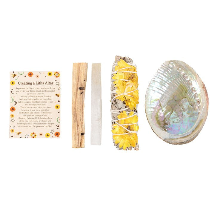 Summer Solstice Litha Spell Kit – Pagan Festival Altar & Cleansing Set-Sociodigi