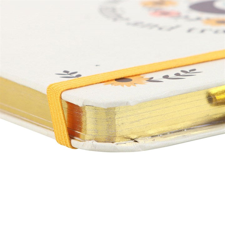 Set Your Intentions Journal with Citrine Crystal Pen – Summer Solstice Mindfulness Set-Sociodigi