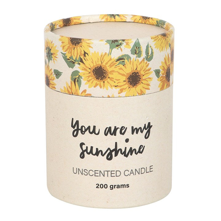 You Are My Sunshine Candle with 3D Sunflower-Sociodigi