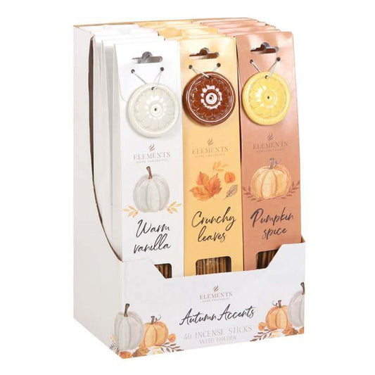 Set of 18 Autumn Accents Incense Sticks-Sociodigi