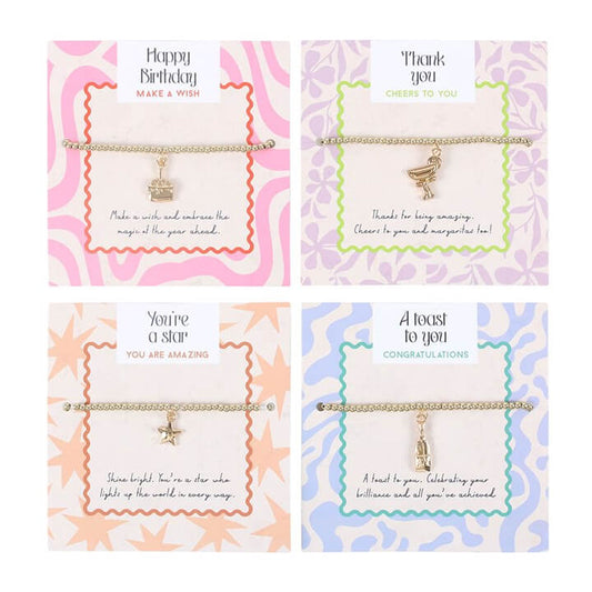 Set of 24 Celebration Bracelets in Display