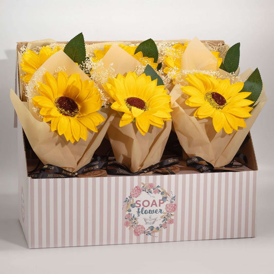 Soap Flower - Single Sunflower