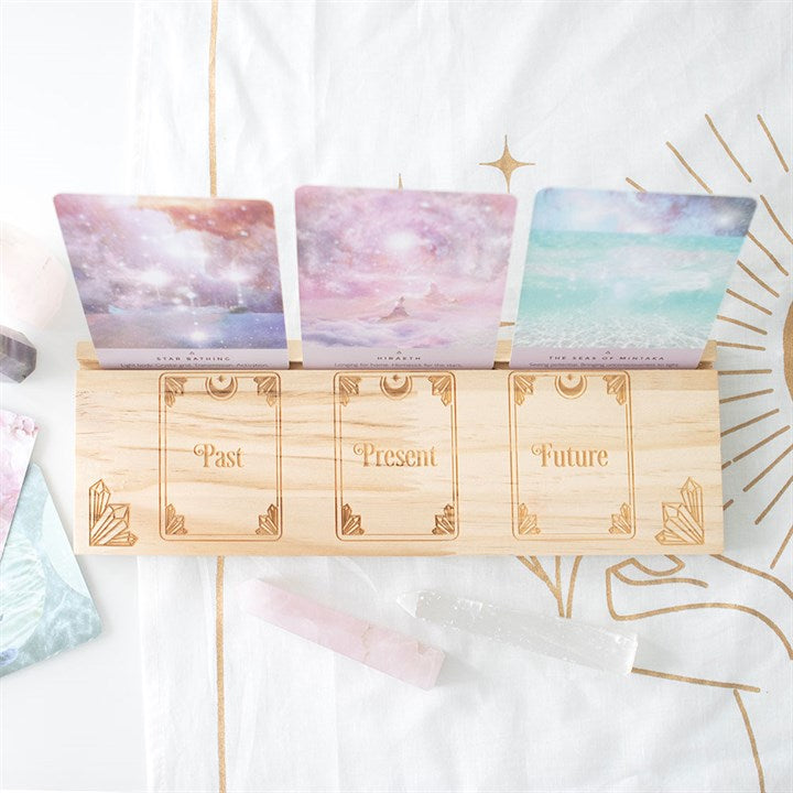 Natural Past Present Future Tarot Card Stand N/A
