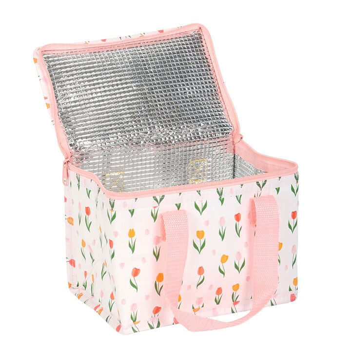Tulip Print Recycled Plastic Lunch Bag N/A