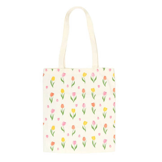 Tulip Print Tote Bag N/A