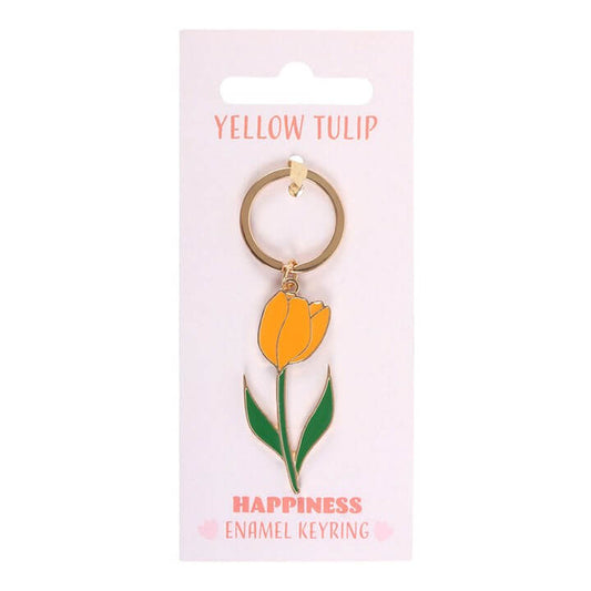 Yellow Tulip Keyring N/A